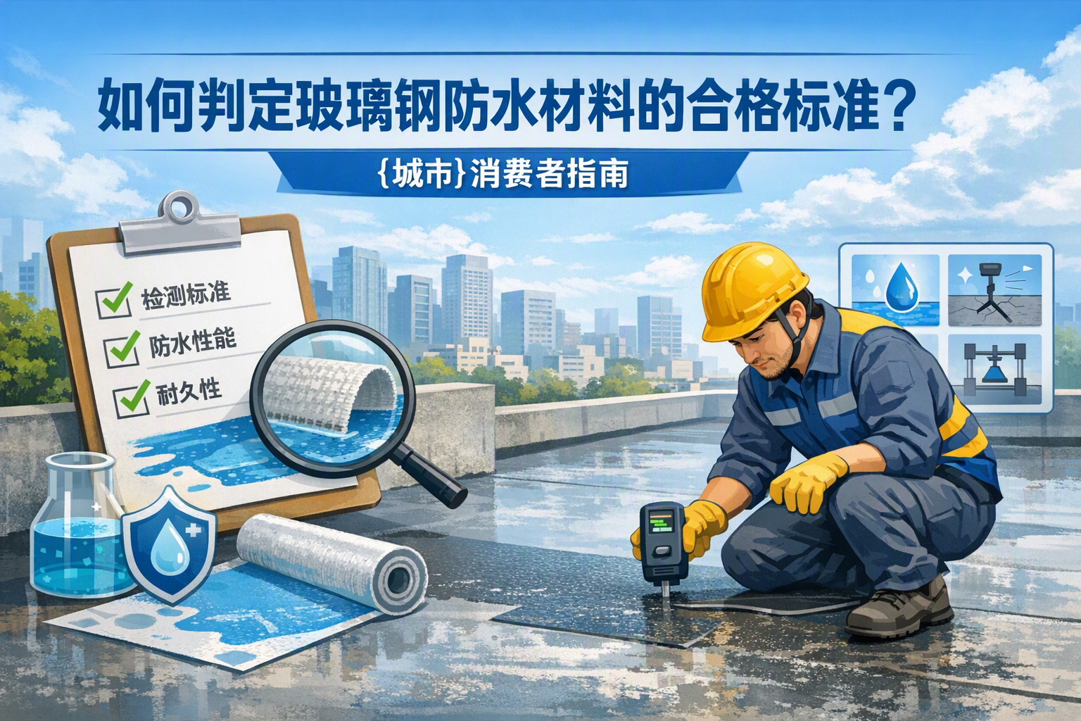 如何判定玻璃钢防水材料的合格标准? 阜阳 消费者指南