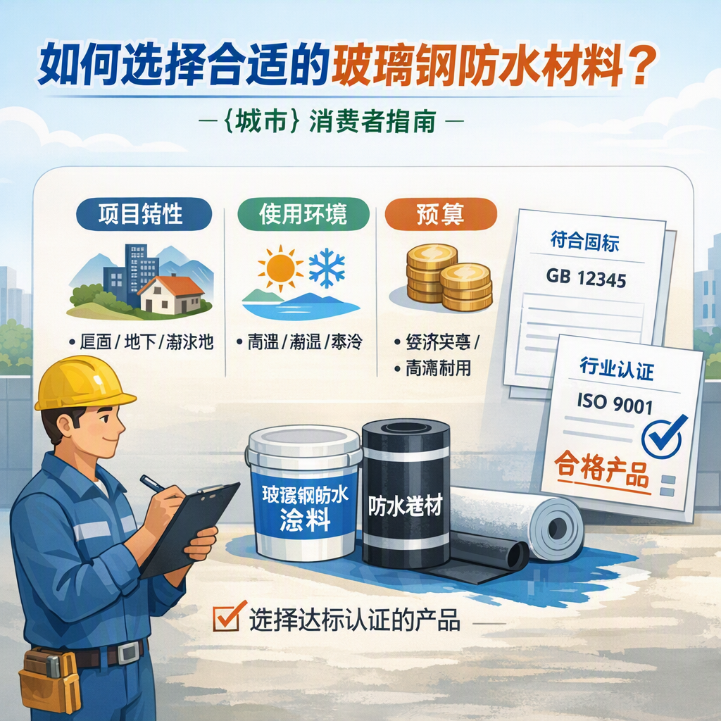 如何判定玻璃钢防水材料的合格标准? 阜阳 消费者指南