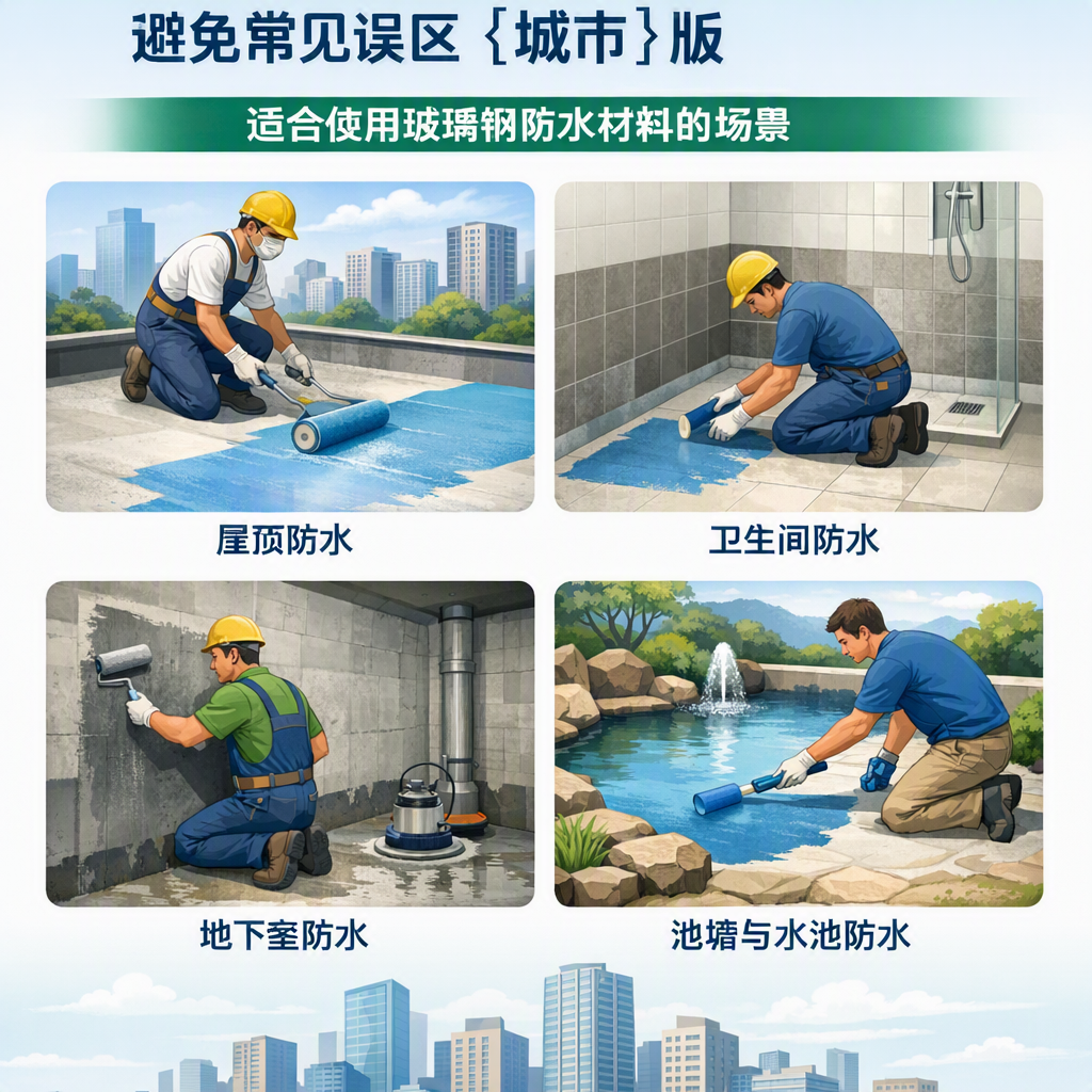 玻璃钢防水材料施工注意事项,避免常见误区 阜阳 版