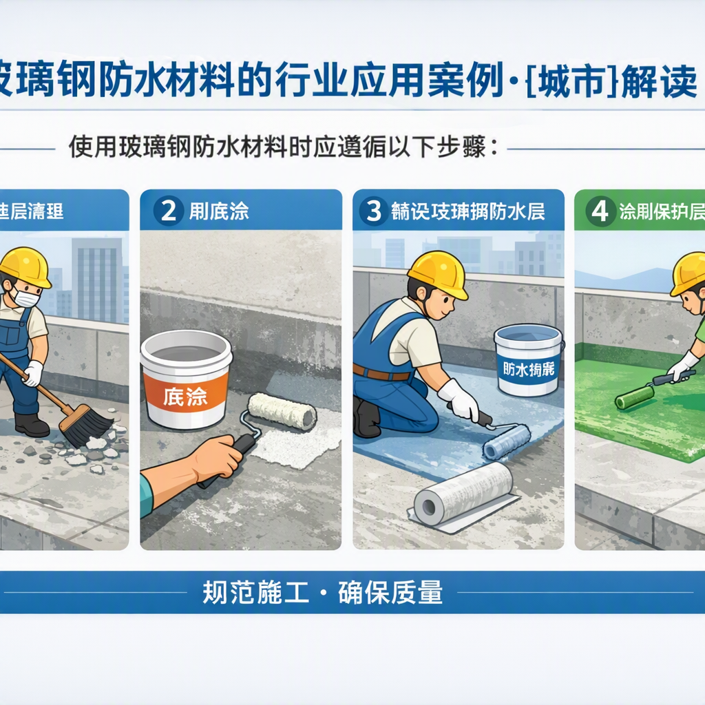 玻璃钢防水材料的行业应用案例,阜阳解读